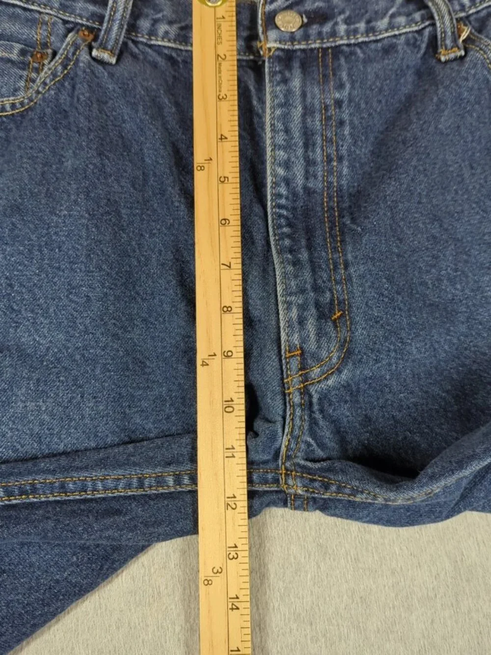 Levi's 505 Jeans Men's 40x32 (Actual 38x31) Blue Denim Regular Straight Fit